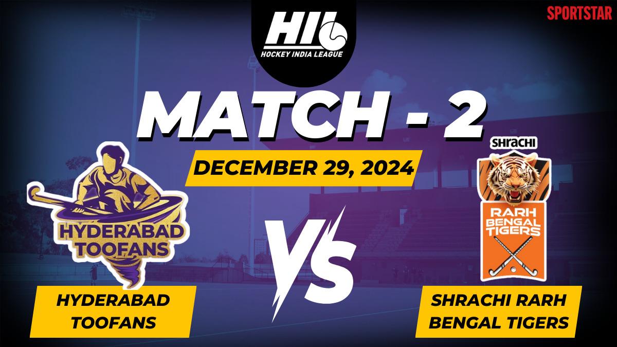 Hockey India League, Live Score: Hyderabad Toofans faces Shrachi Rarh Bengal Tigers, HIL updates