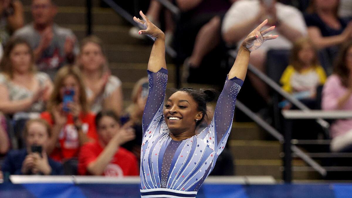 U.S. Trials: Simone Biles moves closer to third Olympic trip