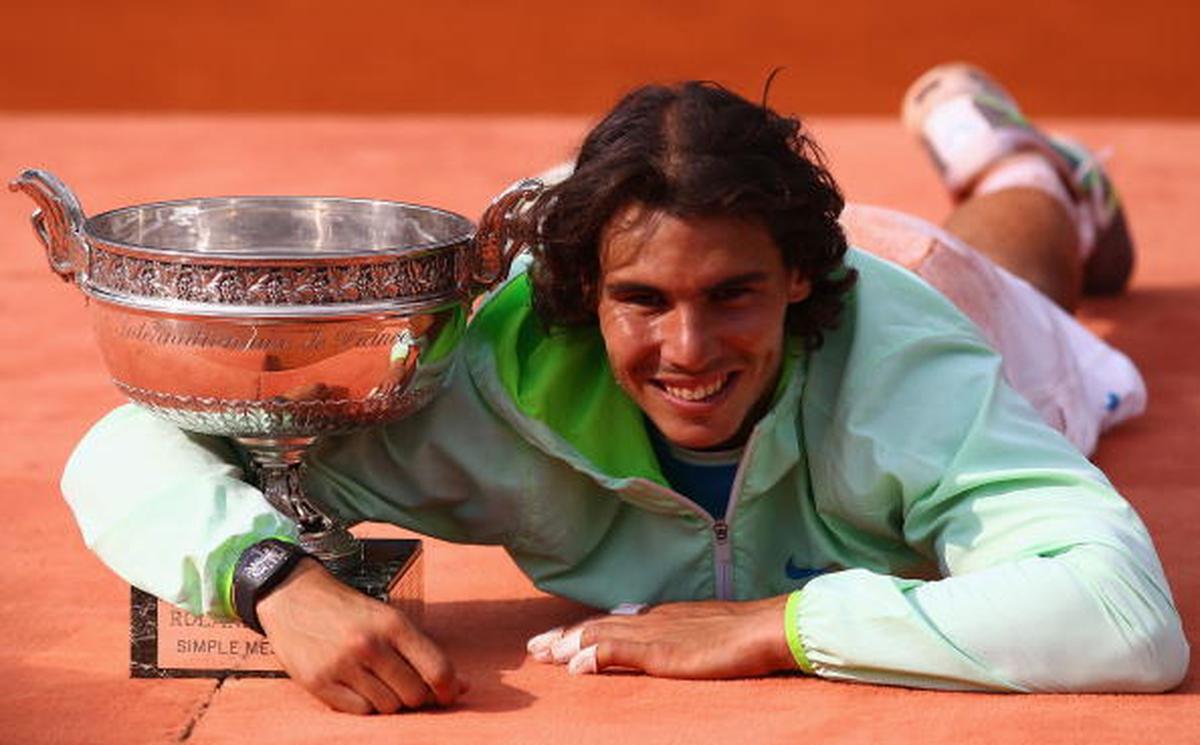 Nadal clinched his fifth French Open and seventh career Grand Slam title in 2010.