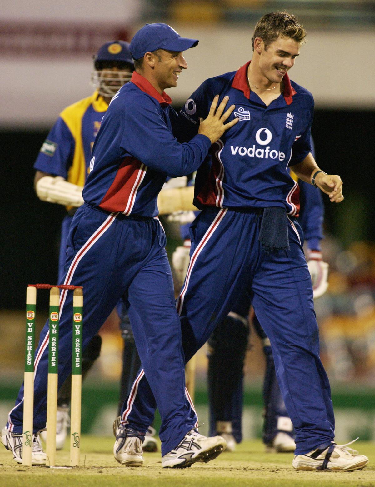 Hussain then was also England’s captain in the ODIs, with James Anderson part of the bowling attack, right from the early 2000s.