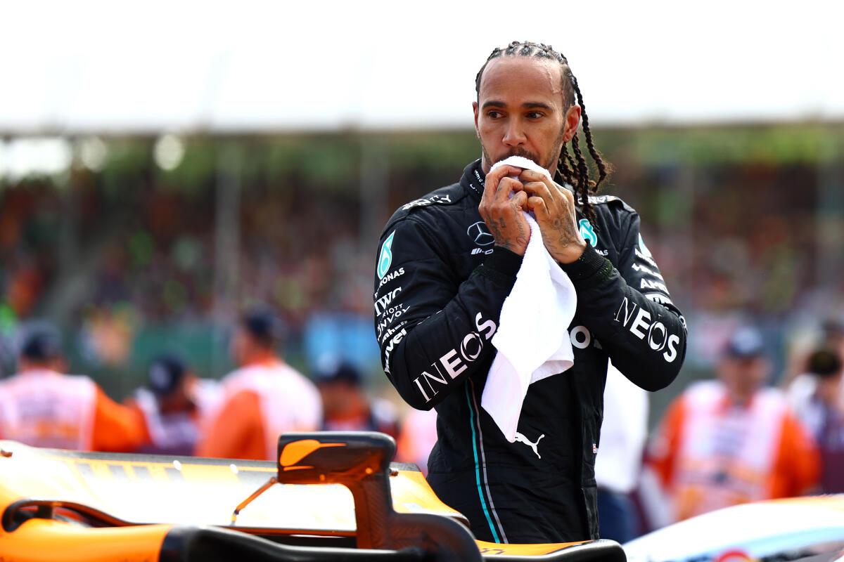 Hamilton happy his old team McLaren is competitive again despite losing out  for 2nd at British GP - The San Diego Union-Tribune