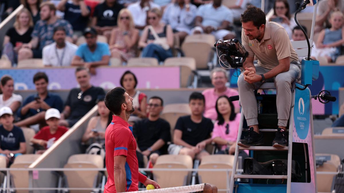 Djokovic criticises ‘embarrassing’ lack of video replays after dispute at Cincinnati Masters