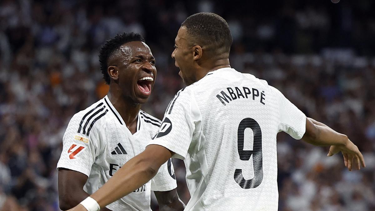 Real Madrid Domina al Espanyol 4-1 en La Liga 2024-25: Vinicius y Mbappé Brillan