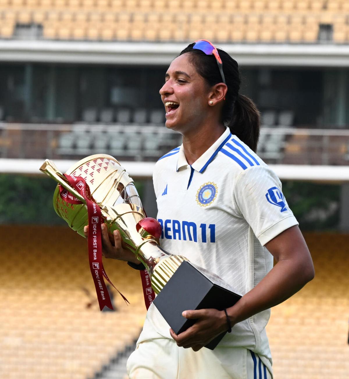 Harmanpreet Kaur has won all three of the Tests she has captained for India