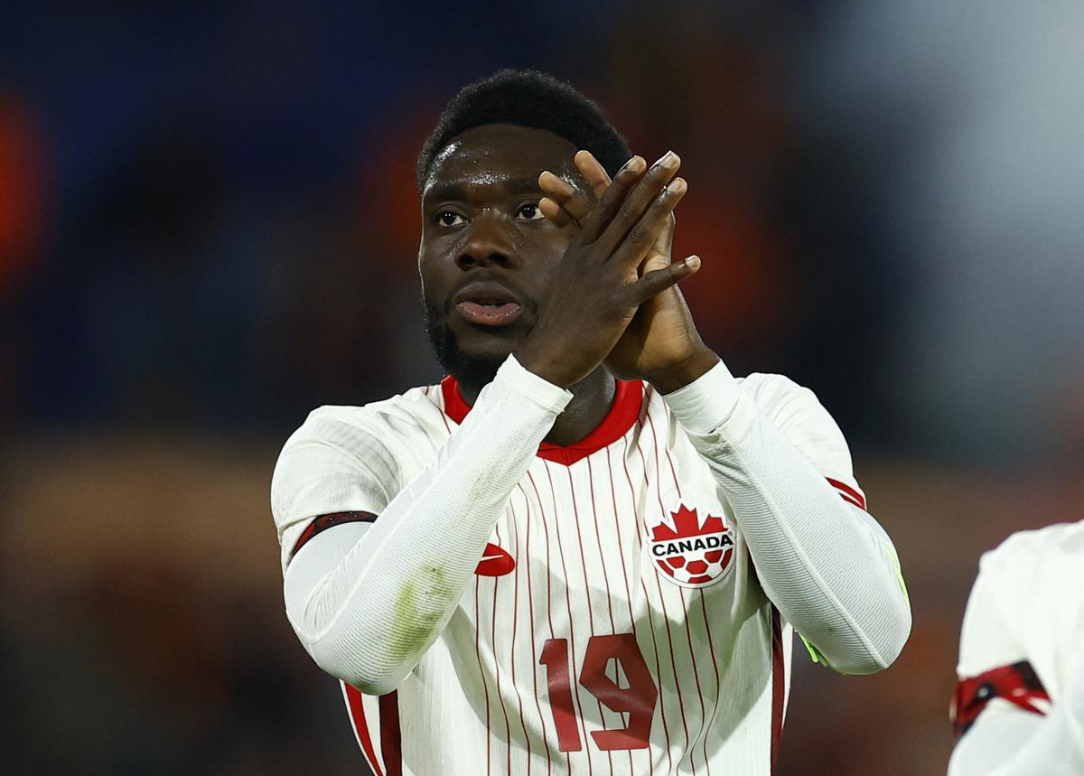 Canada’s Alphonso Davies.