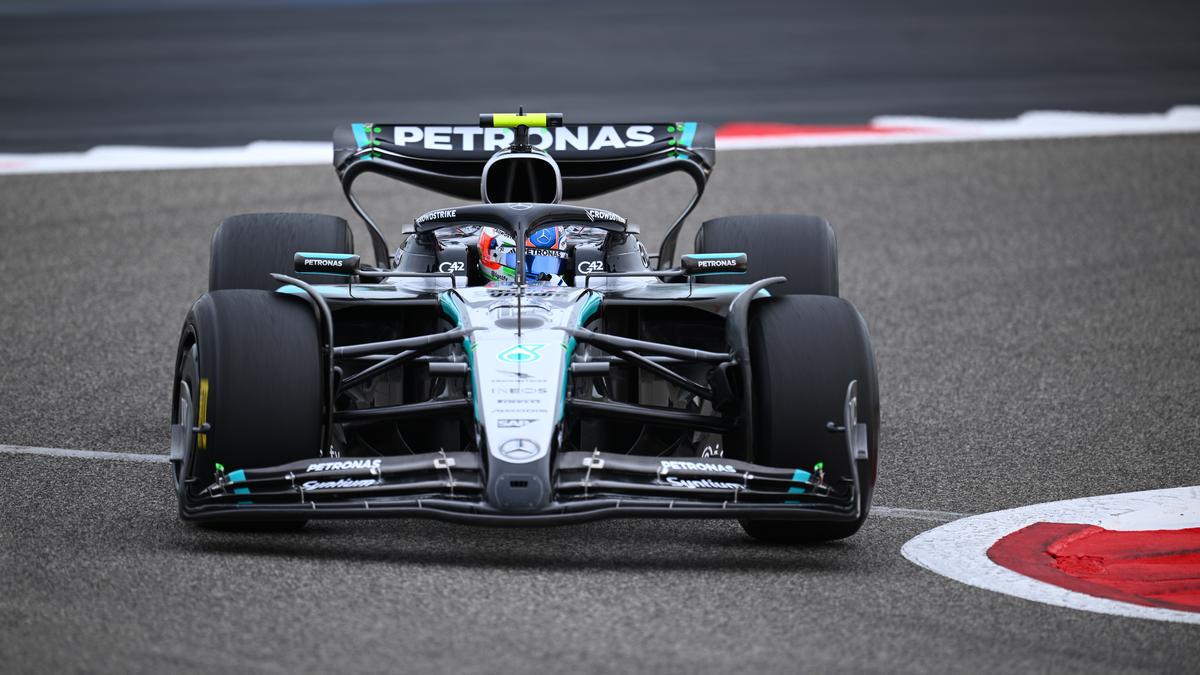 F1 2025: Antonelli puts Mercedes on top in first pre-season Test session