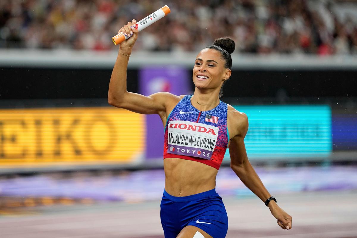 Sydney McLaughlin-Levrone became the first woman in nearly 40 years to crack 48 seconds in the 400 meters, running 47.78 in a historically fast one-lap race at the World Championships.