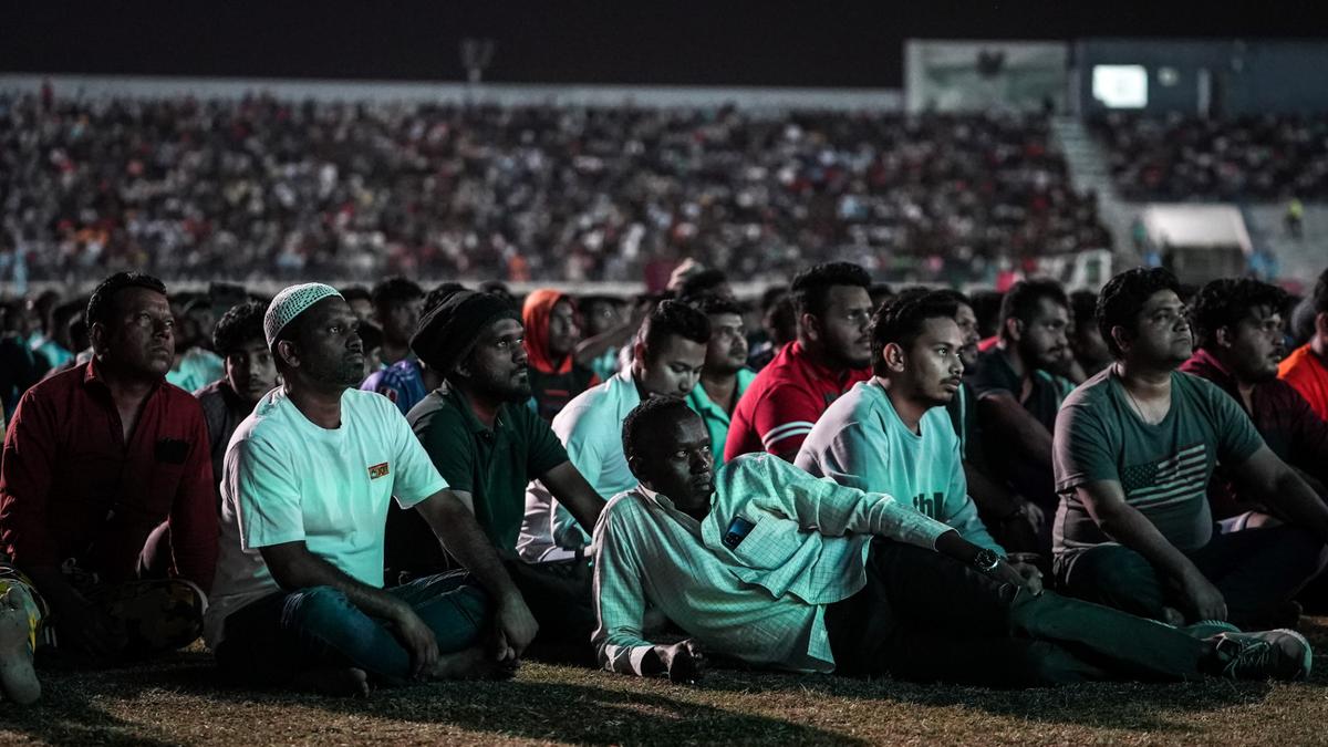 In pictures: Qatar’s migrant workers enjoy FIFA World Cup on the cheap