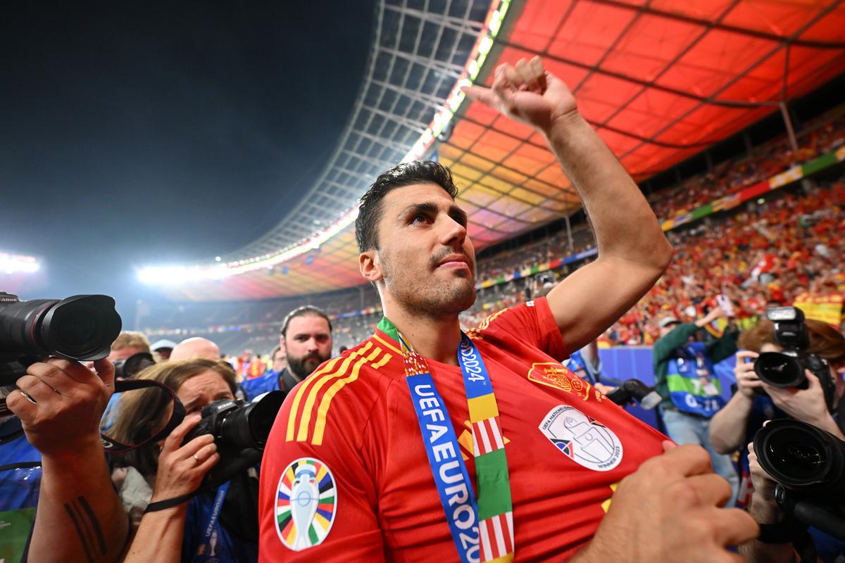 Big-match player: Rodri was the Player of the Tournament, after producing a stellar performance in this year’s edition.