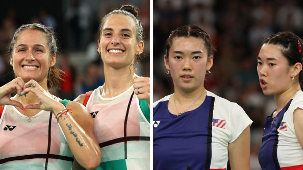 Paris 2024 Olympics: Badminton fans see double as Xu twins and Stoeva sisters play