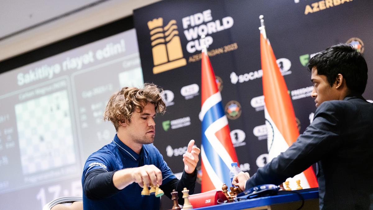 FIDE World Cup: Praggnanandhaa's heroic run ends against Carlsen, finishes  runner-up