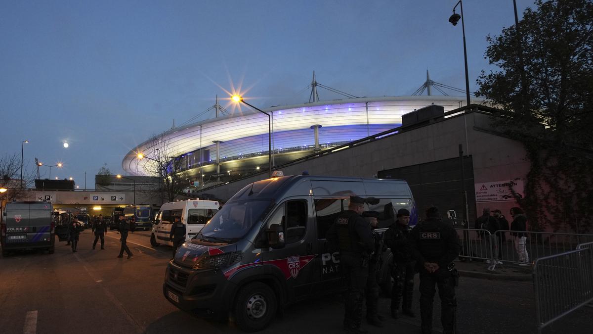 Thousands of police officers but few visiting fans for France-Israel football match after attacks