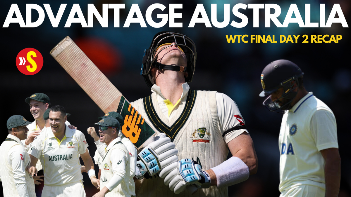 WTC Final - IND v AUS Day 2: Advantage Australia as India fights to avoid follow-on, top order fails