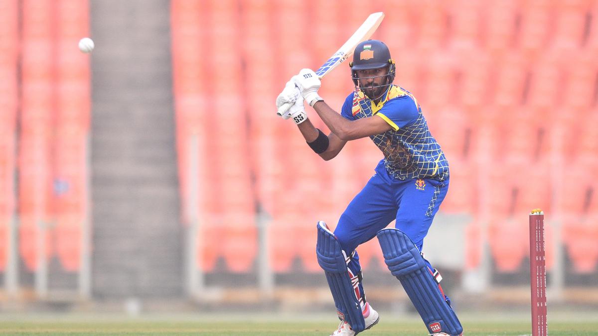 SMAT 2025-26: Devdutt Padikkal scores 45-ball century in Karnataka vs Tamil Nadu game