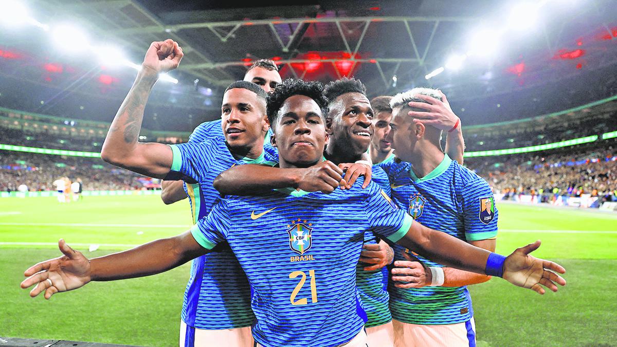 Brazil boss predicts big things for teenager Endrick after England win