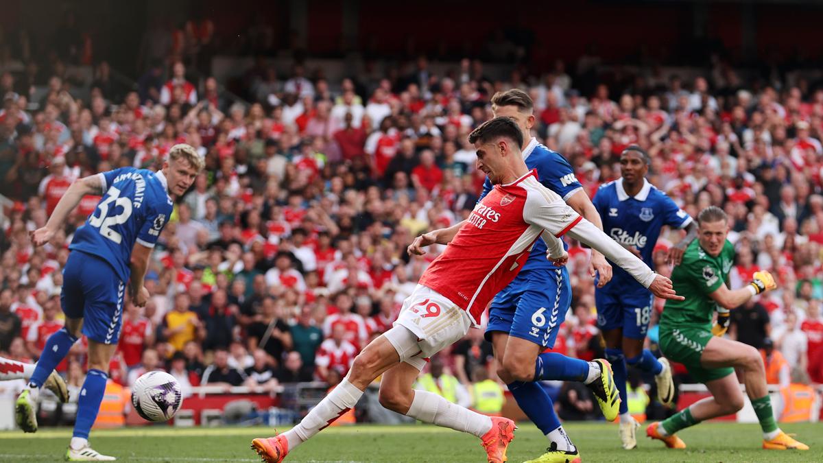 Arsenal vs Everton highlights, ARS 2-1 EVE, Premier League 2023-24: Gunners  win clash but fall short in title race, City grabs fourth successive crown  - Sportstar