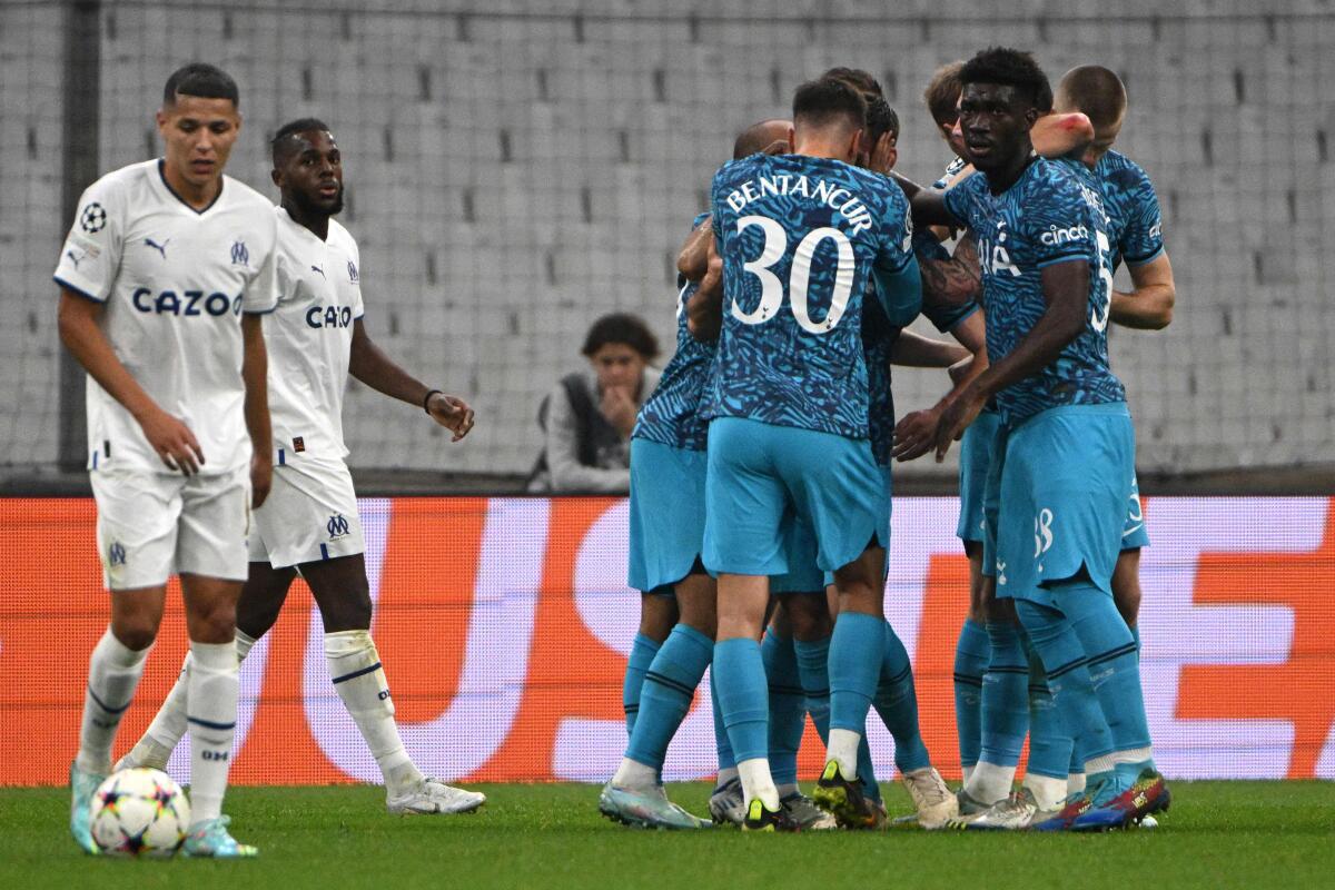 MAR vs TOT, UEFA Champions League HIGHLIGHTS Hojbjergs last-gasp goal powers Tottenham to a 2-1 win over Marseille