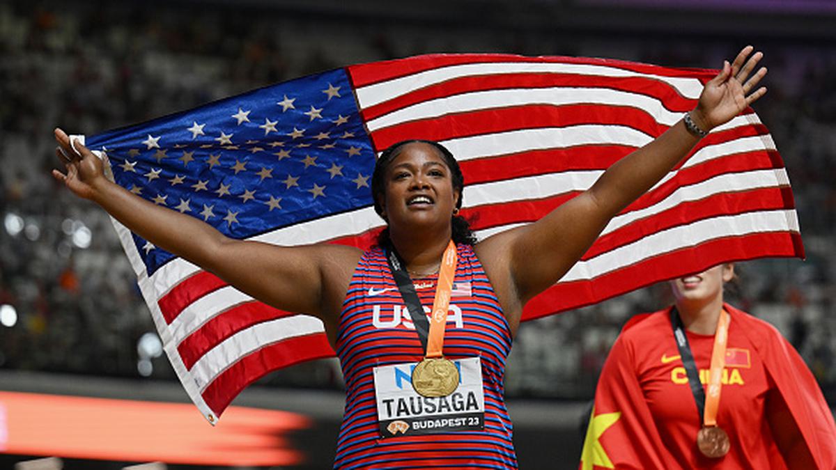 World Athletics Championships 2023: Tausaga wins women’s discus throw gold with massive personal best, Allman takes silver