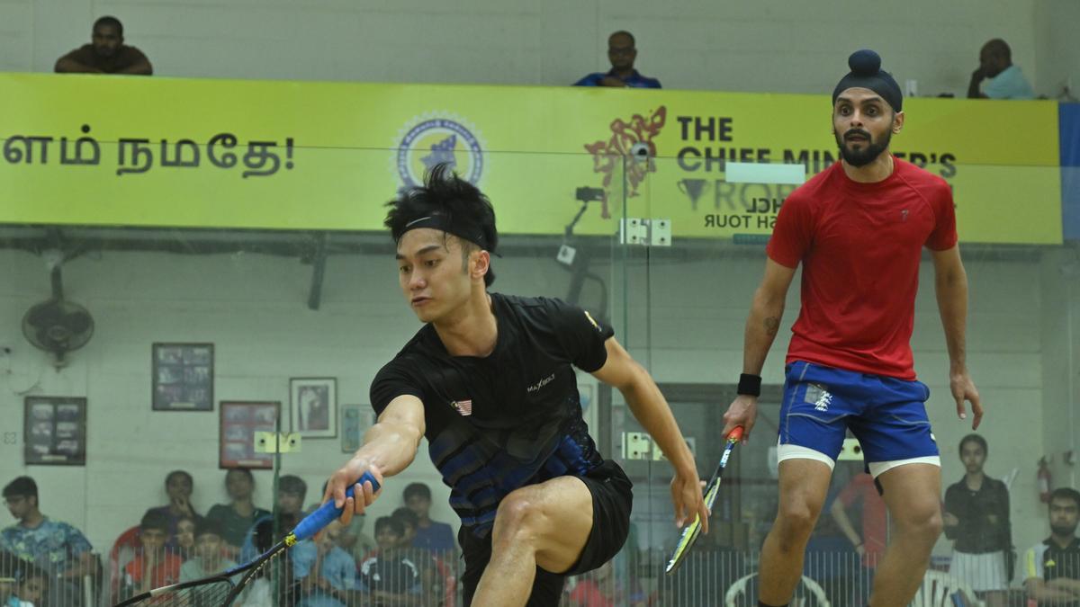 SRFI Indian Tour 2025: Harinder crashes out in the first round of PSA Challenger squash event