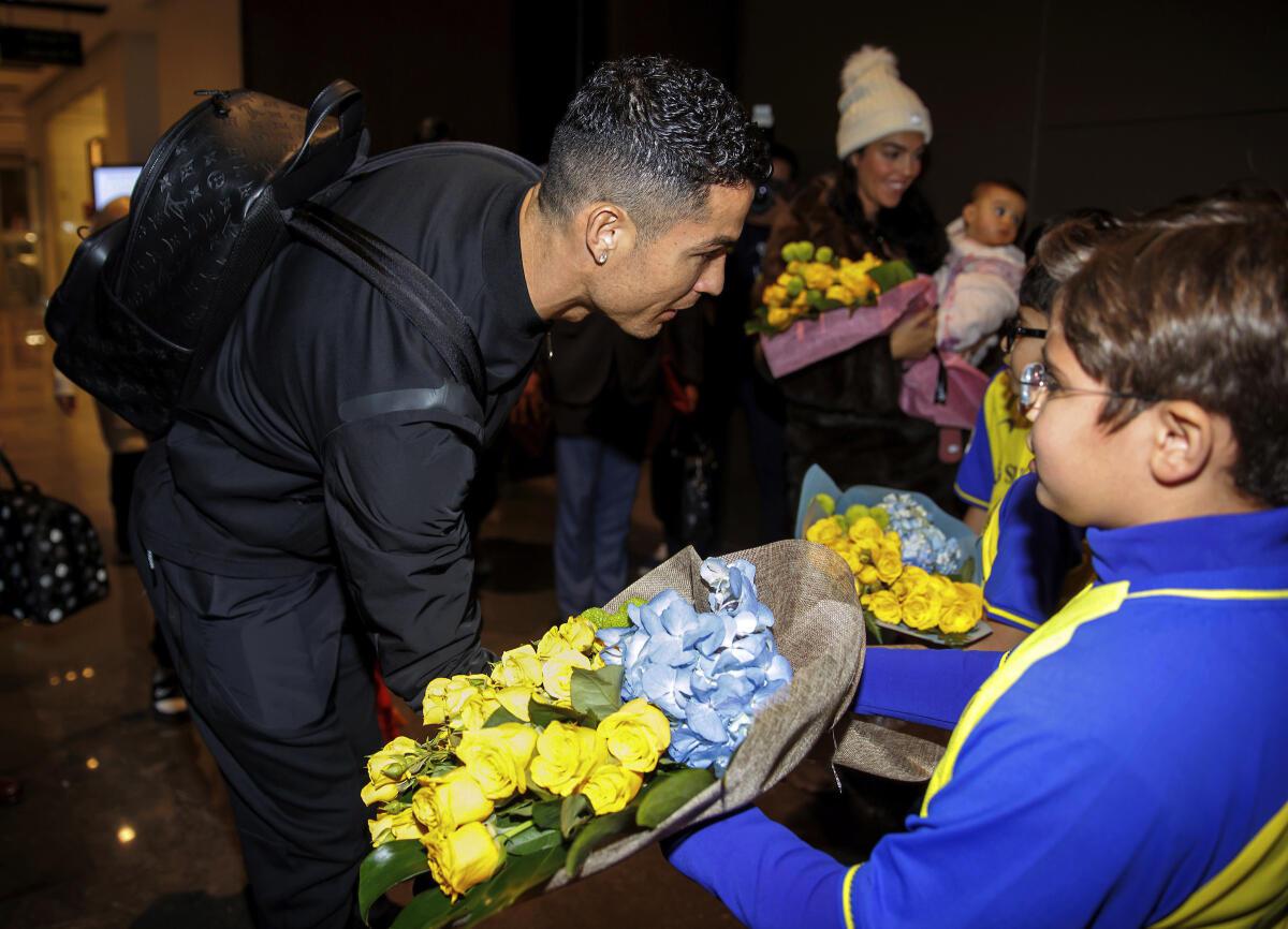 In pictures: Ronaldo, family given heroes' welcome at Al Nassr unveiling in  Riyadh - Sportstar