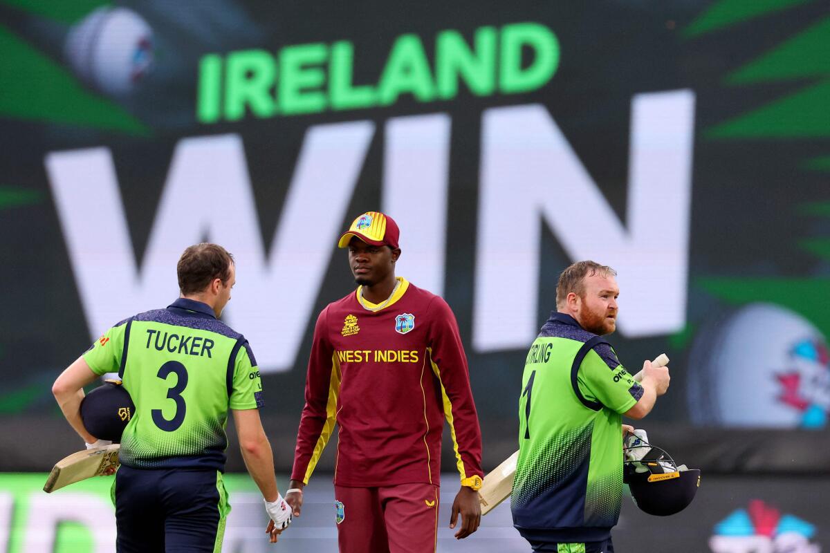 T20 World Cup: Scotland shock West Indies with 42-run win; Ireland