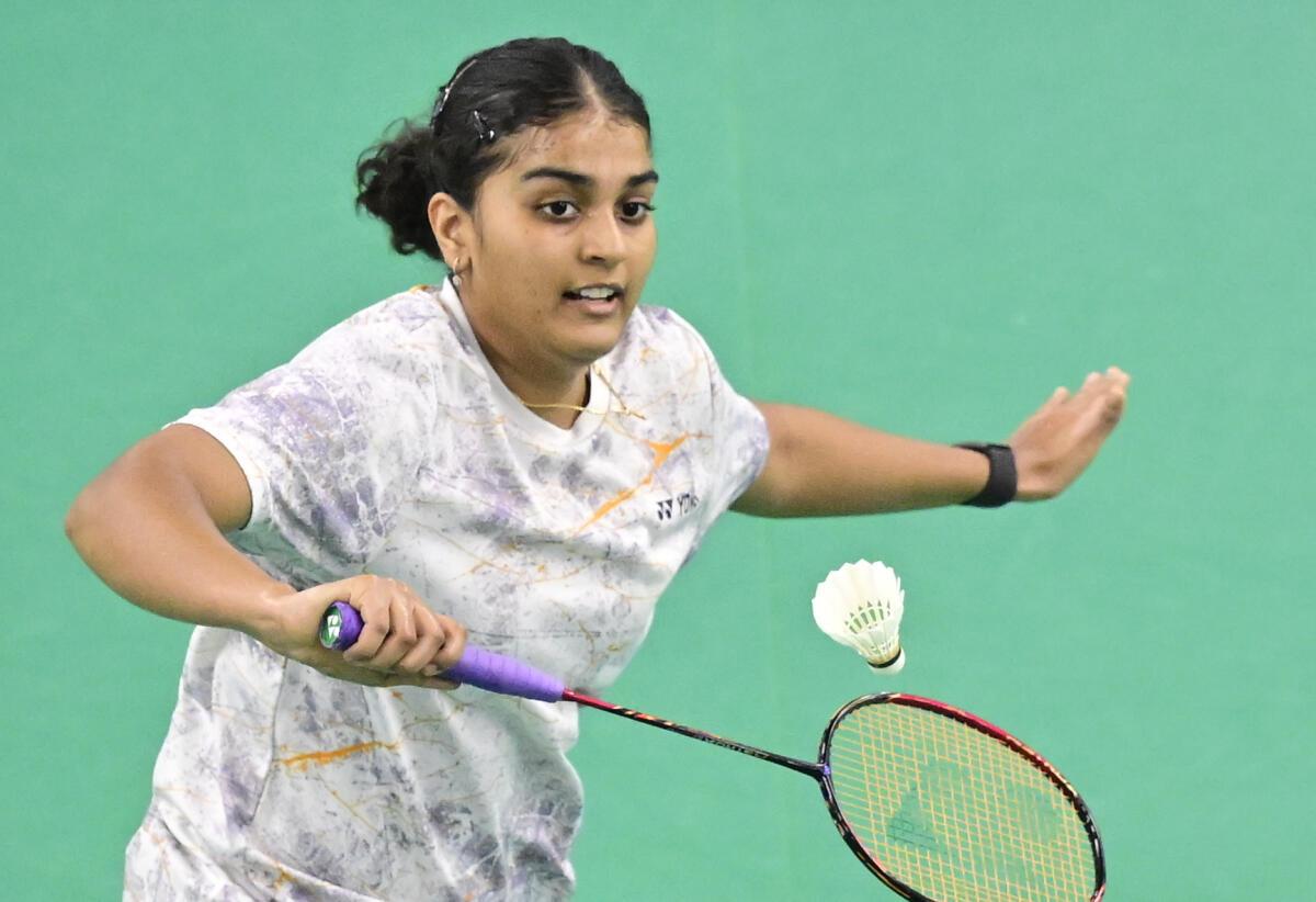 File photo: Shriyanshi Valishetty lost to An Qi Yuan in the final on Sunday.