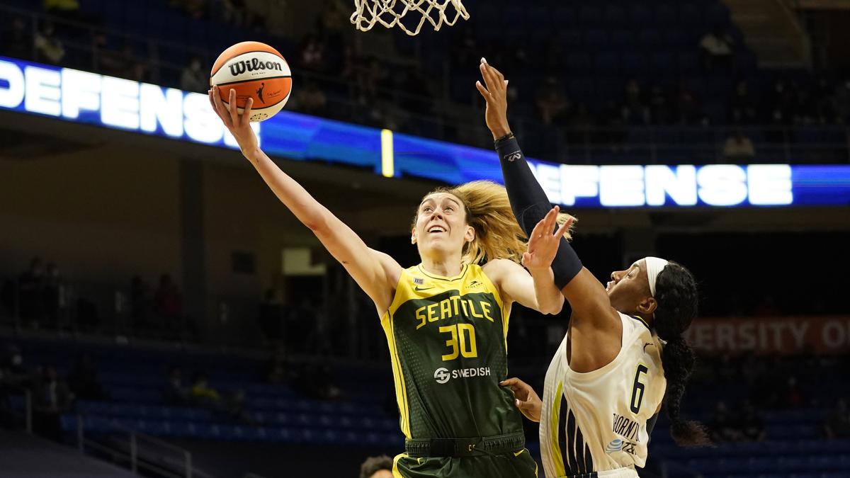 WNBA: Breanna Stewart breaks records as Storm beats Wings 100-97 in OT