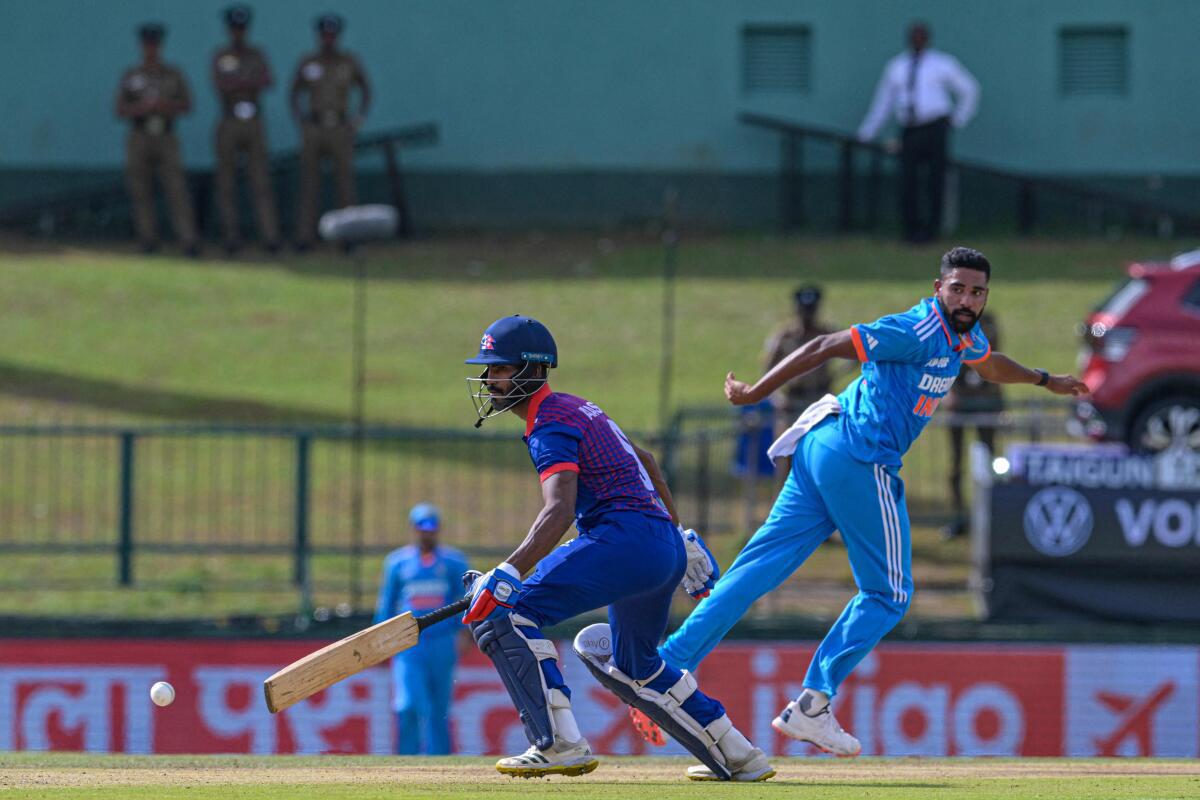 Mohammed Siraj picked up three wickets but proved expensive during India’s Asia Cup 2023 match against Nepal.