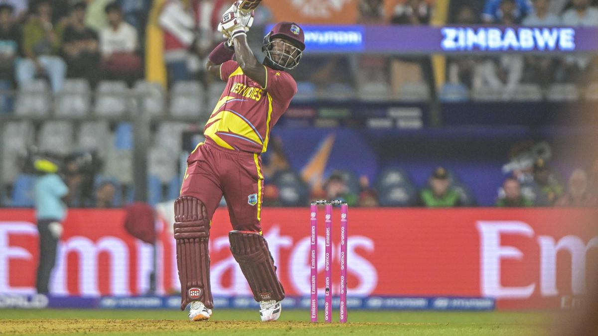 West Indies records joint-most sixes in a T20 World Cup innings