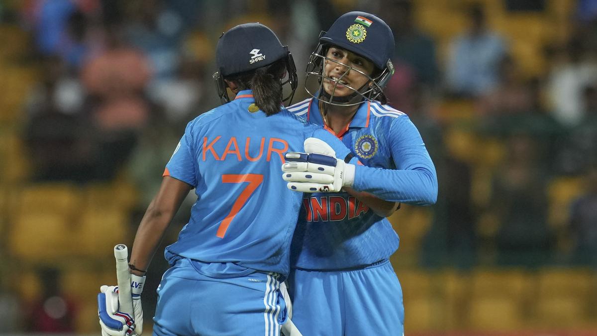 Mandhana, Harmanpreet in top-10 of ICC Women’s ODI batting rankings