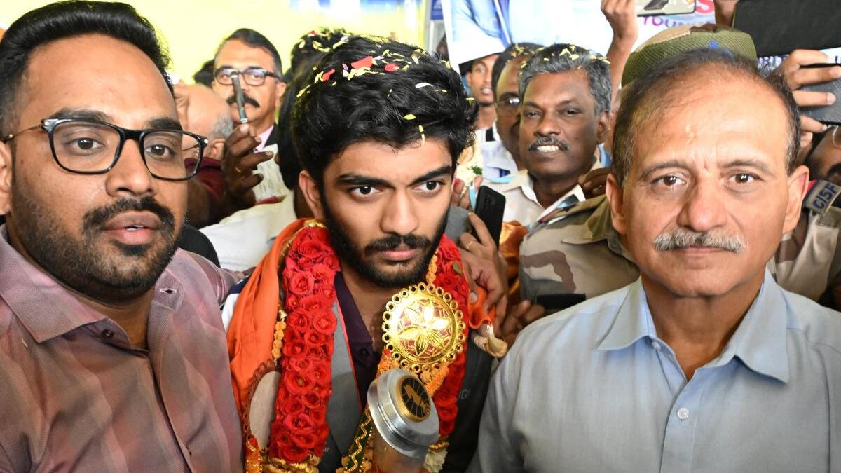 World Chess Champion Gukesh receives hero’s welcome in Chennai amid chaos and hysteria