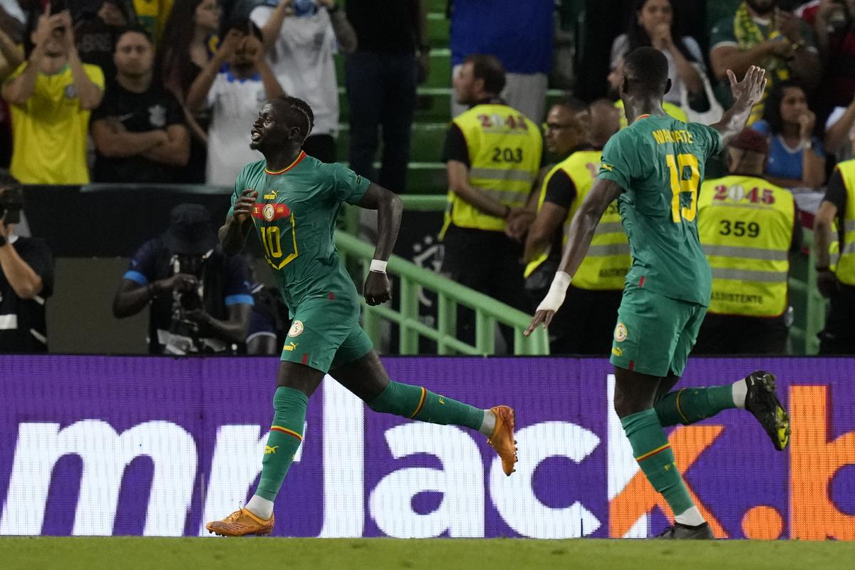Mane scores a brace as Senegal shocks Brazil 4-2