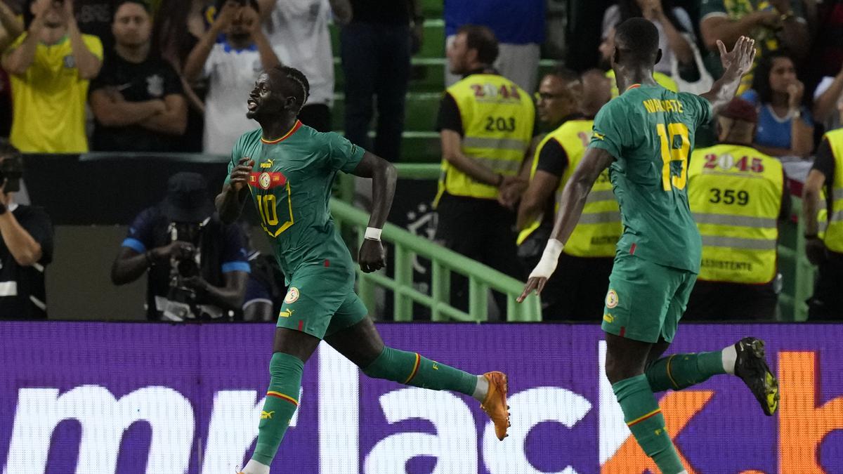 Sadio Mane scores a brace as Senegal shock Brazil 4-2 in friendly