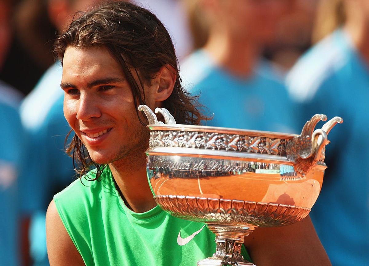 Nadal clinched his fourth straight French Open title in 2008.