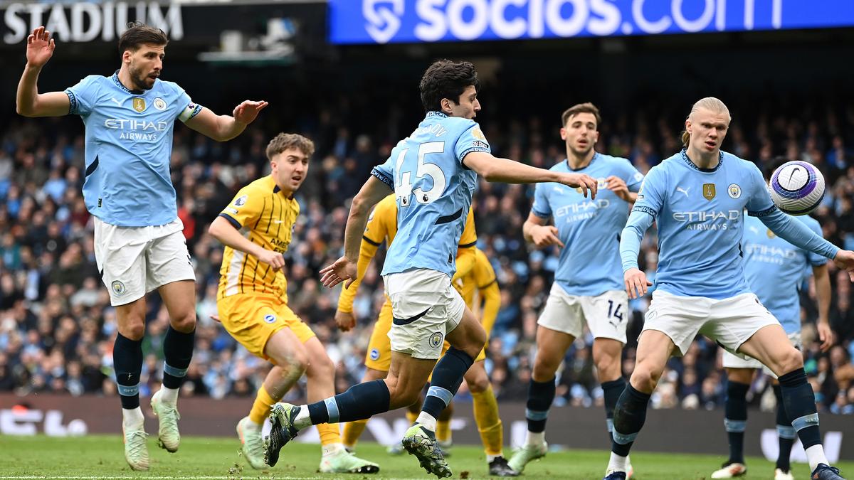 Premier League 2024-25: Man City held to 2-2 home draw by Brighton; Wolves beats Southampton 2-1