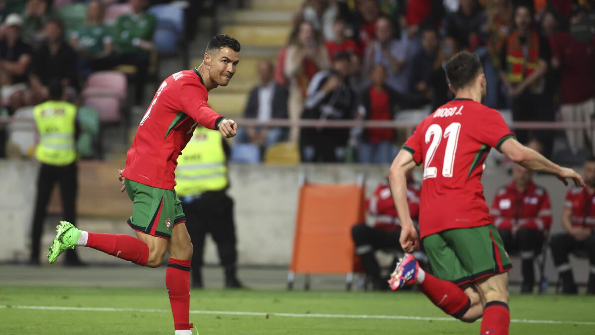 Euro 2024 Warm-up: Ronaldo double helps Portugal beat Ireland