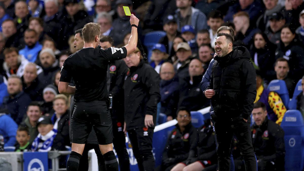 ‘I don’t like 80% of English referees’, says Brighton boss De Zerbi