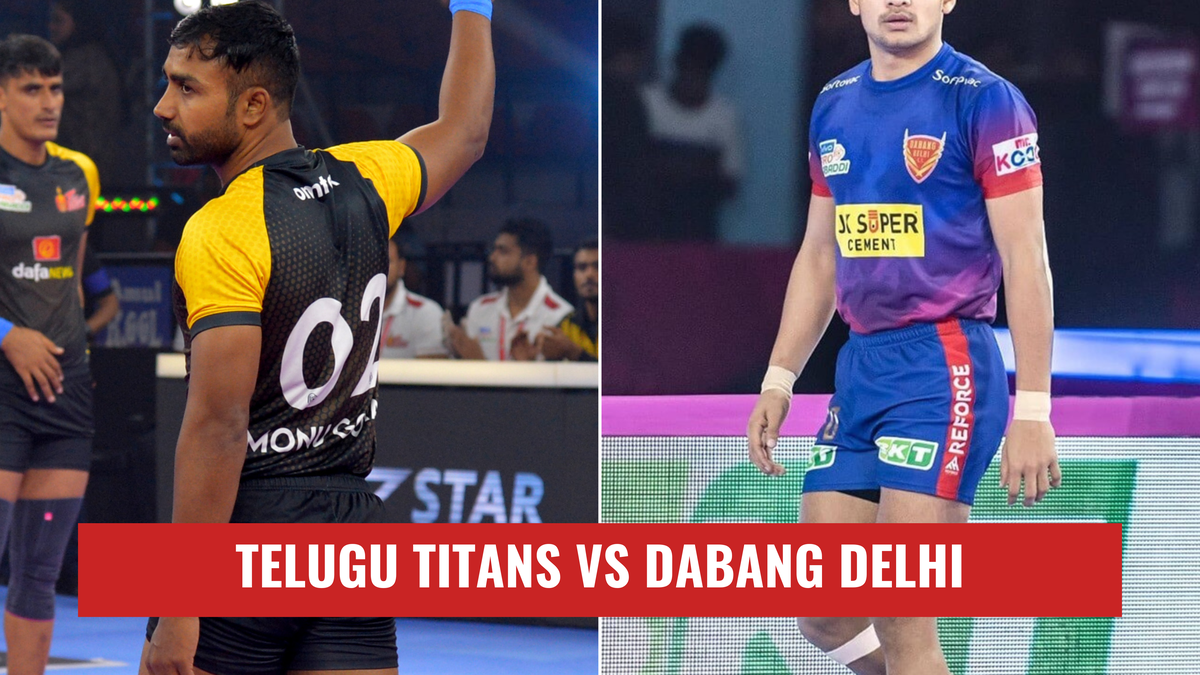 Pro Kabaddi 2022 Highlights: Telugu Titans 26-46 Dabang Delhi - Titans humiliated as defense fails; 4th Super 10 on the trot for Naveen Kumar