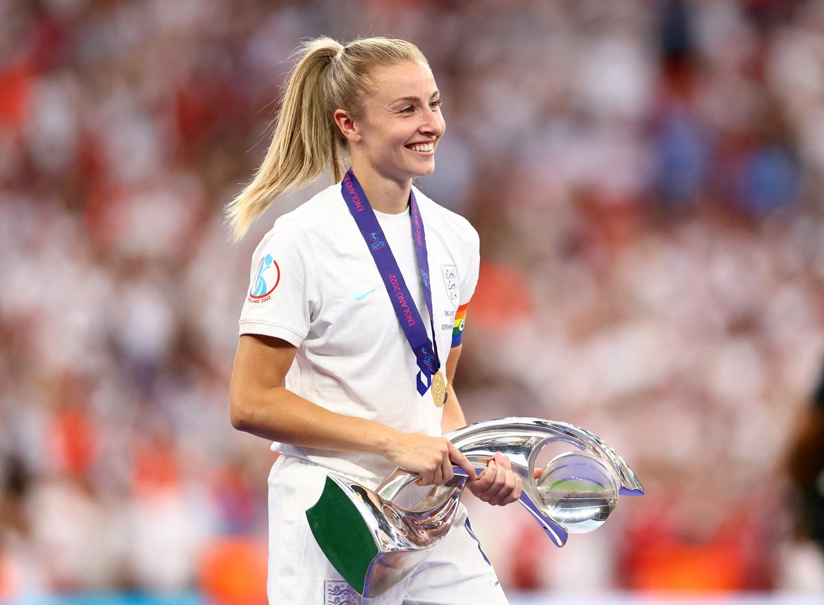 England’s captain Leah Williamson was crucial in the Lionesses’ winning their maiden Women’s Euros title last year.