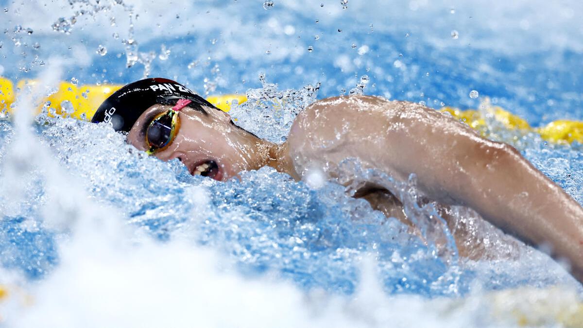 China’s Pan sets 100 metres freestyle world record at World Championships