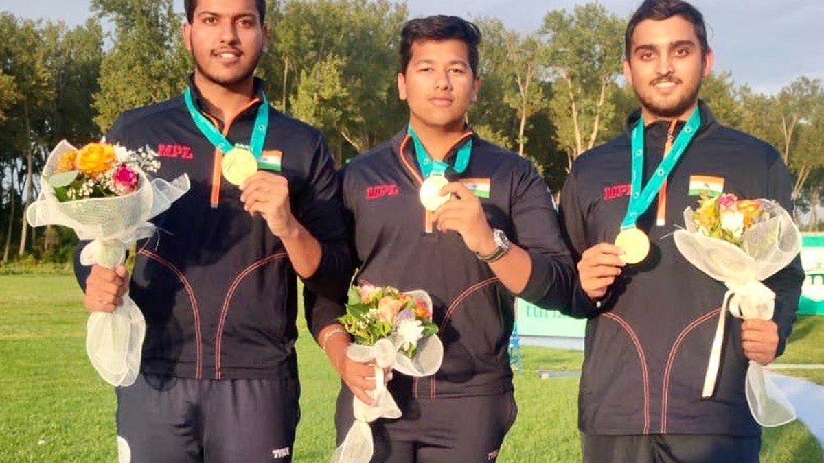 India wins trap team junior men’s gold in the shotgun World Championship