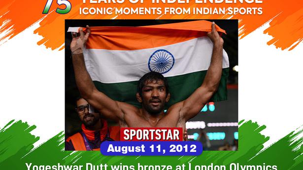 독립 75년, 인도 스포츠의 상징적인 75개의 순간: 71번 – Yogeshwar Dutt, 런던 올림픽에서 동메달 획득