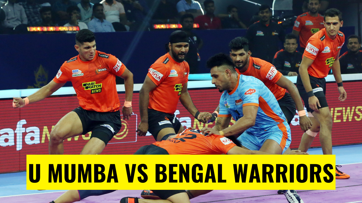 U Mumba 49-41 Bengal Warriors Highlights, Pro Kabaddi 2022: Errors from Ernak, Guman-Ashish hand U Mumba win, break into top six