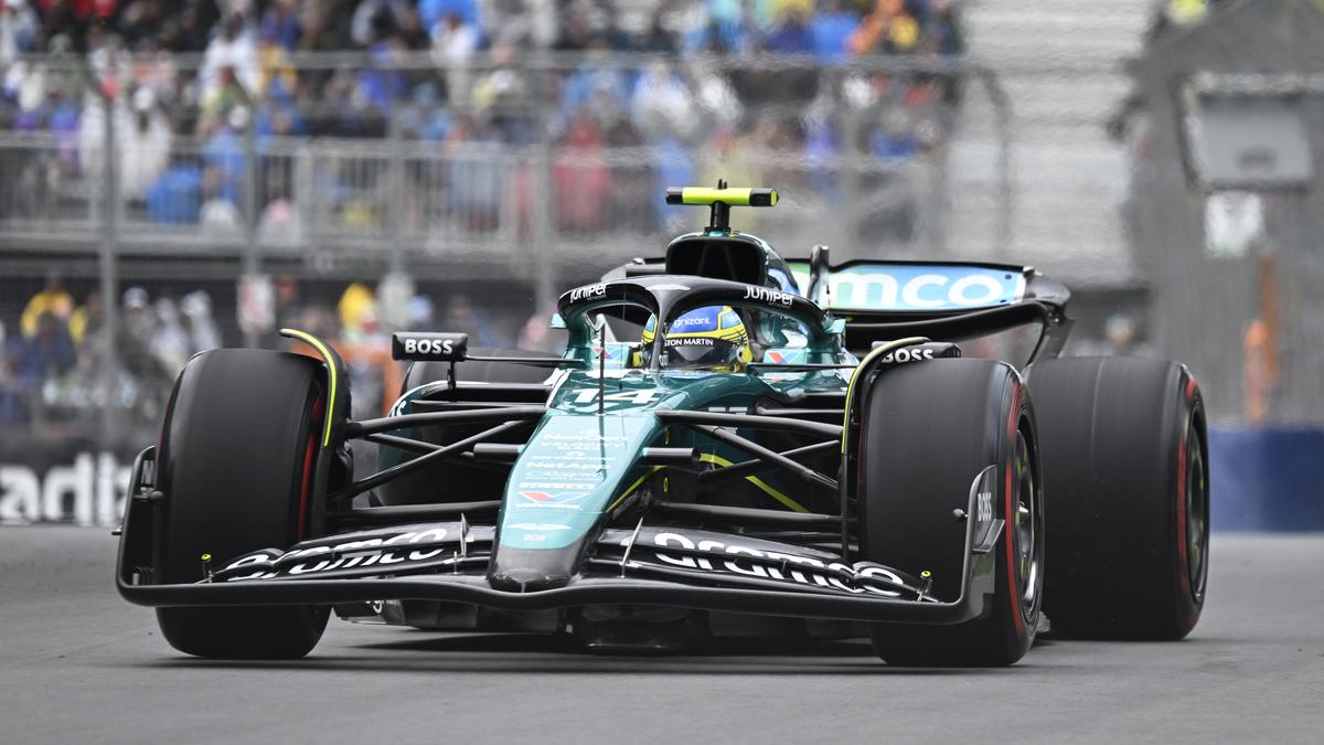 Canadian Grand Prix 2024: Alonso on top after wet and wild practice on Friday