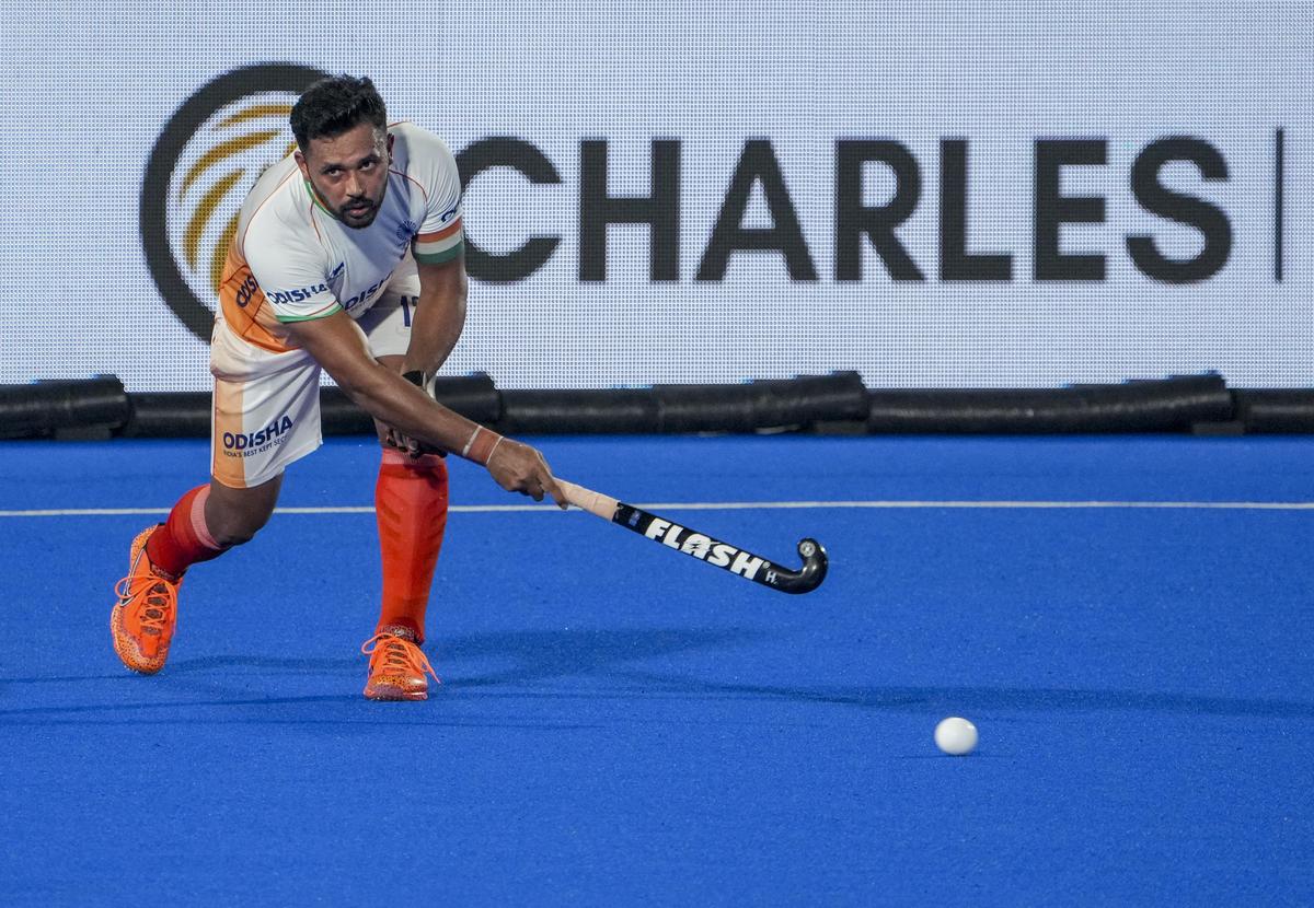 Foto de arquivo: Harmanpreet Singh fez uma figura frustrada em Rourkela enquanto o capitão da Índia lutava por ritmo e força durante um home run sem vitórias na FIH Pro League.