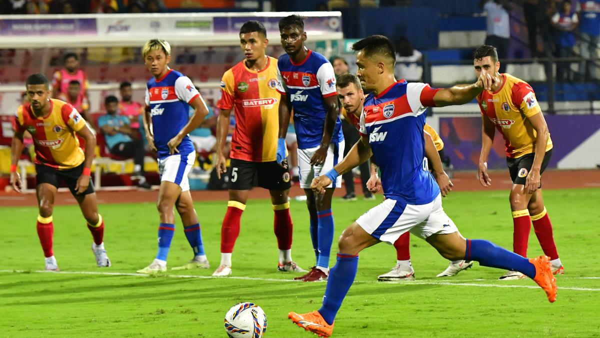 ISL 2023-24: Sunil Chhetri scores for Bengaluru FC as it beats East Bengal at home