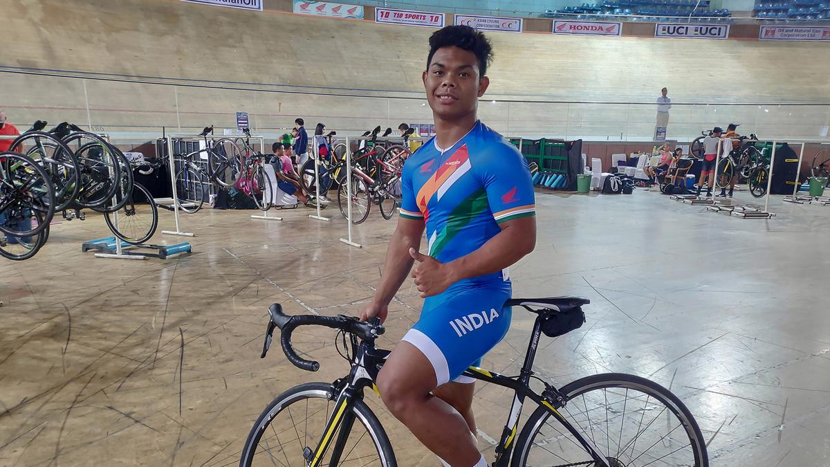 Indian trio of David Beckham, Esow Alben and Rojit Singh sets new national record in UCI Track Cycling Nations Cup