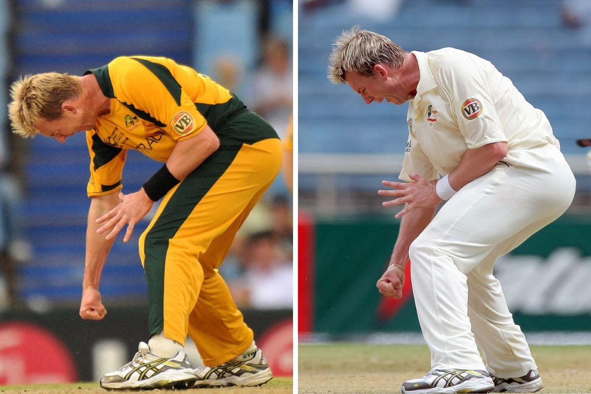 IMAGEM DO ARQUIVO: A celebração da 'motosserra' de Brett Lee foi um espetáculo para ser visto durante seus 13 anos de críquete internacional. IMAGEM DO ARQUIVO: A celebração da 'motosserra' de Brett Lee foi um espetáculo para ser visto durante seus 13 anos de críquete internacional.