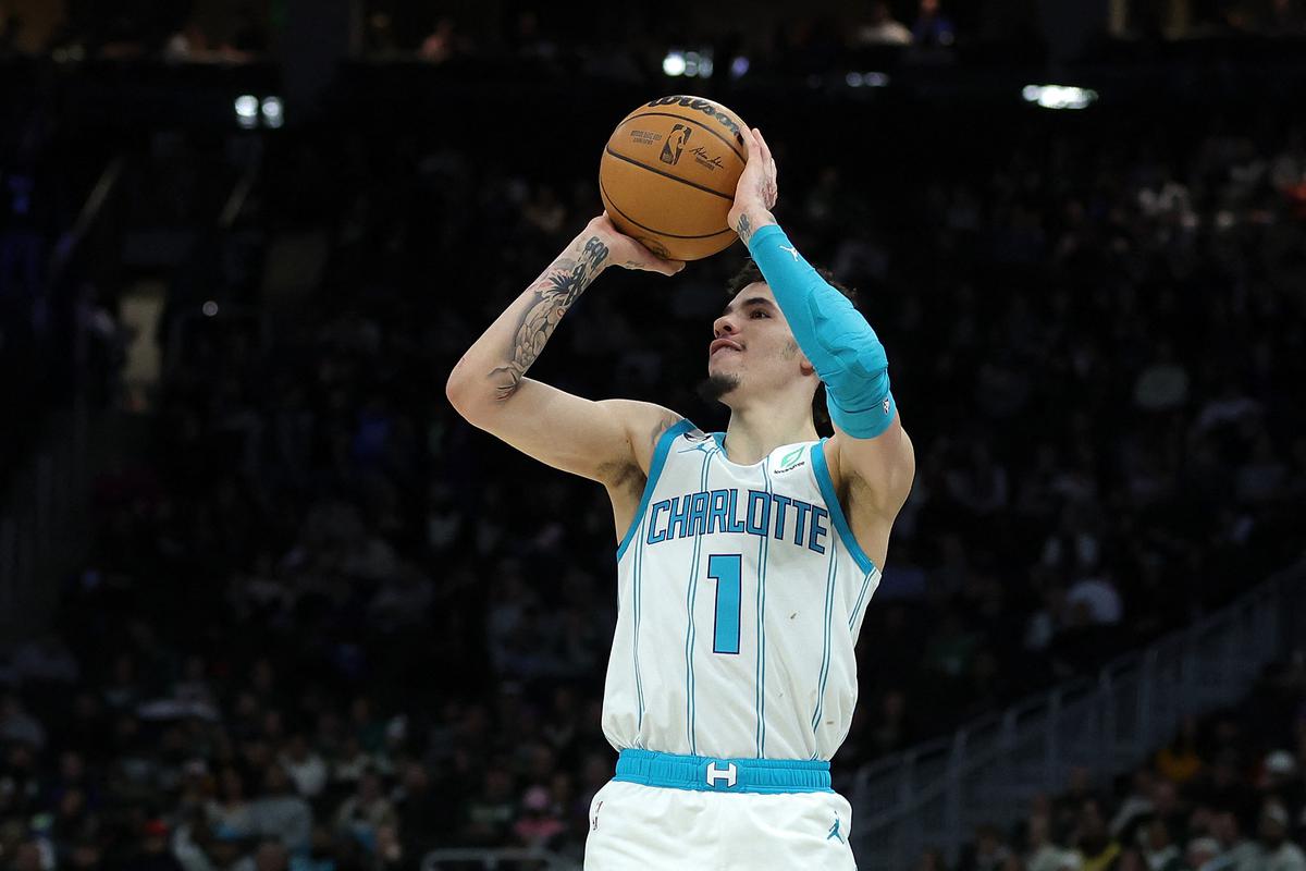 Nov. 25, 2022 - LaMelo Ball Game-Issued, Photo-Matched Charlotte