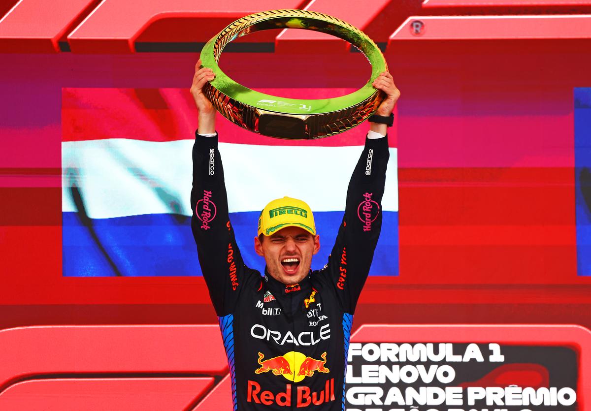 Max Verstappen of Red Bull regained his form at the right time as he won the rain-hit and incident-filled Brazilian Grand Prix. 